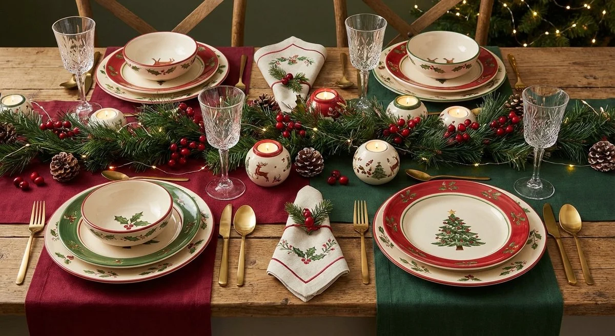 Collezione Natale, piatti e ceramica natalizia